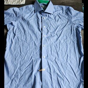 Gentleman's Cooperative Dress Button Down Shirt Mens size medium